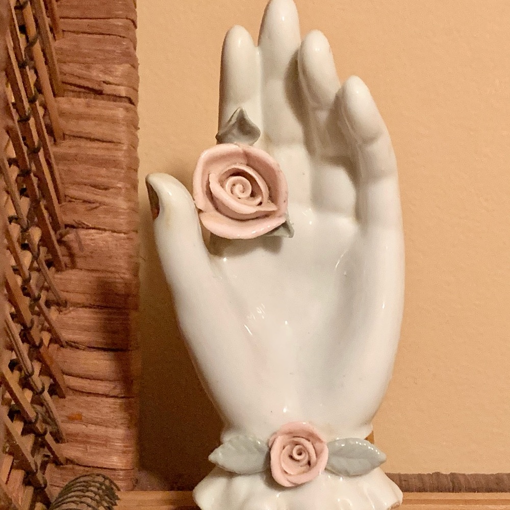 Ceramic Hand Catchall Display - Picture 2 of 5